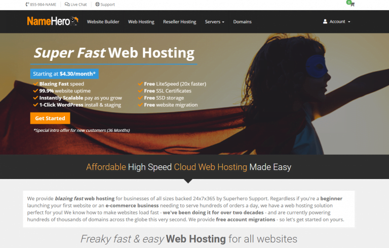 NameHero Hosting